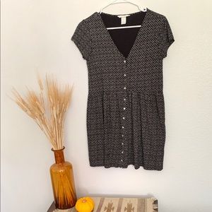 Button Down Swing Dress 🌚🚲☕️